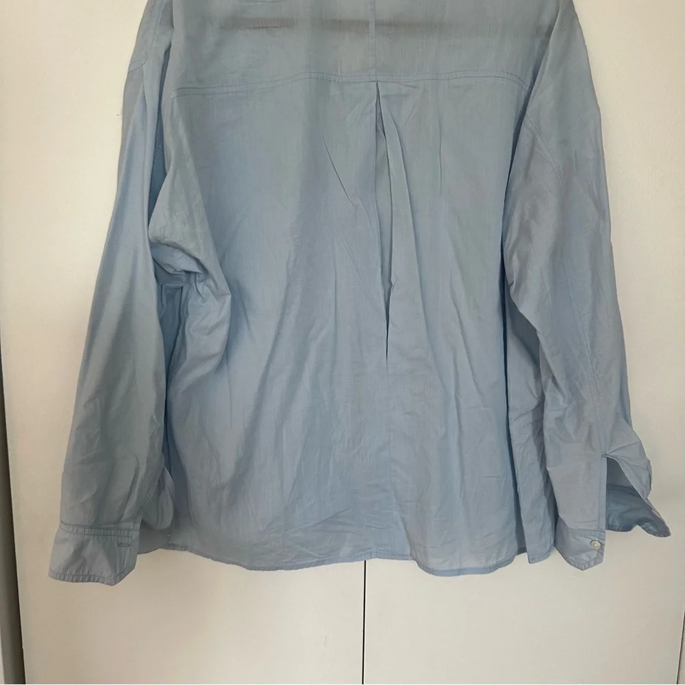 Vince Button Down Shirt - Light Blue - Picture 6 of 7